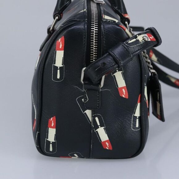Saint Laurent Baby Duffle Black Leather Handbag (Pre-Owned) - Picture 4 of 16